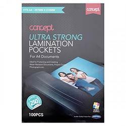 Concept 00 A4 500 Micron Laminating Pouches Professional Laminating Solution on Productcaster.