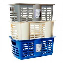 Premier Universal Home Stackable Storage - 3 Assorted Colours, Space-Saving Solution on Productcaster.