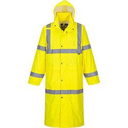 Portwest H445 Hi-Vis Coat 122cm Yellow Medium on Productcaster.