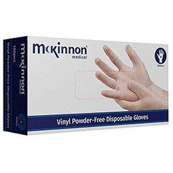 Vinyl MEDIUM Disposable Gloves Powder-Free Case of 10 x 100 (1000 Gloves) on Productcaster.