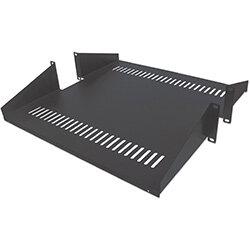 Intellinet 19" Double-Sided Cantilever Shelf, 2U, Double-Sided Shelf for 19" Rack, Black, Rack shelf, Black, Steel, 25 kg, 2U, 19" , HuntOffice.ie on Productcaster.