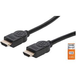 Manhattan HDMI Cable 4K@60Hz - 1m, Black on Productcaster.