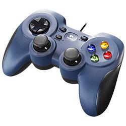 Logitech F310, Gamepad, PC, Back button, D-pad, Start button, Wired, USB 2.0, Black, Blue on Productcaster.