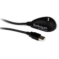 StarTech.com 5ft Desktop USB Extension Cable - A Male to A Female, 1.5 m, USB A, USB A, USB 2.0, 480 Mbit/s, Black , HuntOffice.ie on Productcaster.