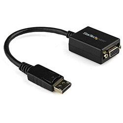 StarTech.com DisplayPort to VGA Video Adapter Converter, 0.225 m, 1920 x 1200 pixels, 1080p, Black, Active video converter, CE, FCC, REACH ,  on Productcaster.