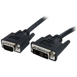 StarTech.com 5m DVI to VGA Display Monitor Cable M/M - DVI to VGA (15 Pin), 2 m, DVI-A, VGA (D-Sub), Nickel, Black, Male/Male , HuntOffice.ie on Productcaster.