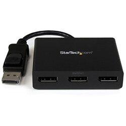 StarTech.com DisplayPort to DisplayPort Multi-Monitor Splitter - 3-Port MST Hub, DisplayPort, 3x DisplayPort, Black, Plastic, 0.19 m, ROHS ,  on Productcaster.