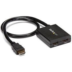 StarTech.com 4K HDMI 2-Port Video Splitter “ 1x2 HDMI Splitter “ Powered by USB or Power Adapter “ 4K 30Hz, HDMI, 2x HDMI, 3840 x 2160 pixels, Black,  on Productcaster.