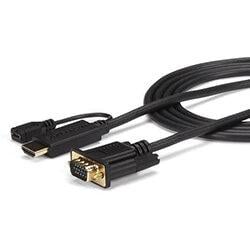 StarTech.com 3 ft HDMI to VGA Active Converter Cable - HDMI to VGA Adapter - 1920x1200 or 1080p, 0.9 m, VGA (D-Sub), HDMI + Micro USB, Male, Male/ on Productcaster.