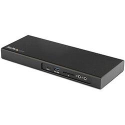 StarTech.com Thunderbolt 3 Dock - Dual Monitor 4K 60Hz TB3 Laptop Docking Station with DisplayPort - PCIe M.2 NVMe SSD Enclosure - 85W Power - SD 4.0 on Productcaster.