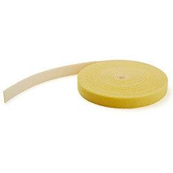 StarTech.com 50ft Hook and Loop Roll - Cut-to-Size Reusable Cable Ties - Bulk Industrial Wire Fastener Tape /Adjustable Fabric Wraps Yellow ,  on Productcaster.