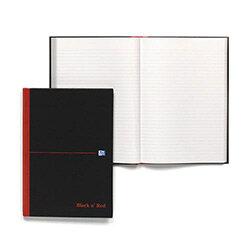 Black n Red A4 Book D66174 Casebound Ruled 192 Pages Pack 5 , HuntOffice.ie on Productcaster.