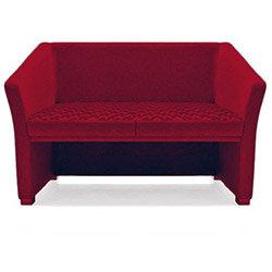 Jill Two Seater Sofa Red on Productcaster.