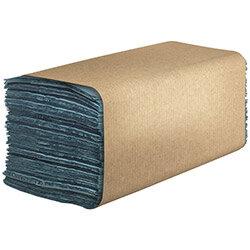 Hostess Natura Hand Towels 1Ply Interfold Blue Pack of 12 6836 on Productcaster.