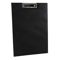 Q-Connect PVC Foldover Clipboard Foolscap/A4 Black , HuntOffice.ie on Productcaster.