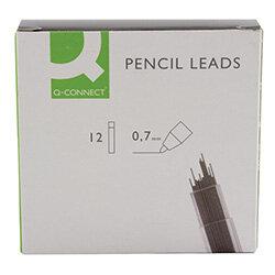 Q-Connect Pencil Leads 0.7mm Pack of 144 (12 tubes by 12 leads) , HuntOffice.ie on Productcaster.