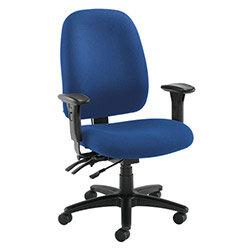 Avior Heavy Duty 24 Hour High Back Office Chair with Lumbar Blue KF72249 , HuntOffice.ie on Productcaster.