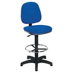 Jemini Medium Back Draughtsman Chair Blue KF838252 , HuntOffice.ie on Productcaster.