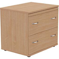 Kito 2 Drawer Side Filer Cabinet Beech on Productcaster.