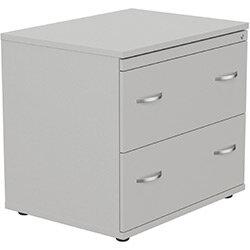 Kito 2 Drawer Side Filer Cabinet Grey on Productcaster.