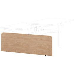 Leap Height Adjustable Bench Desk Side Modesty Panel Pack of 2 Beech on Productcaster.