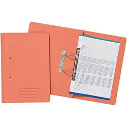 Spiral Files 285gsm Foolscap Orange Pack of 50 TFM50-ORGZ on Productcaster.