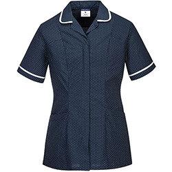 Portwest LW19 Stretch Care Home Tunic Navy Large on Productcaster.