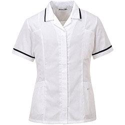 Portwest LW20 Classic Ladies Tunic White Small on Productcaster.