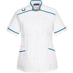 Portwest LW22 Medical Maternity Tunic White & Aqua Small , HuntOffice.ie on Productcaster.