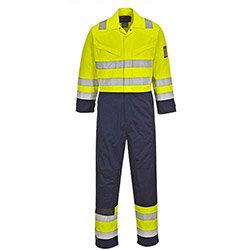 Portwest MV28 Hi Vis Modaflame Coverall Yellow & Navy Medium (Regular Fit) , HuntOffice.ie on Productcaster.