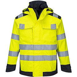 Portwest MV70 Modaflame Multi Arc Jacket Yellow & Navy 3XL , HuntOffice.ie on Productcaster.