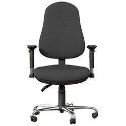 OE Series High Back Posture Operator Office Chair - Grey Fabric on Productcaster.