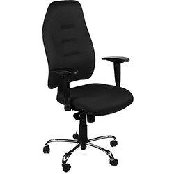 Positura Heavy Duty Task Operator Office Armchair Black Vinyl on Productcaster.