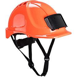 Portwest PB55 Endurance Badge Holder Helmet Orange on Productcaster.