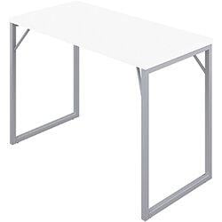 Picnic High Table 1600x800x1100mm Silver Frame & White Top on Productcaster.