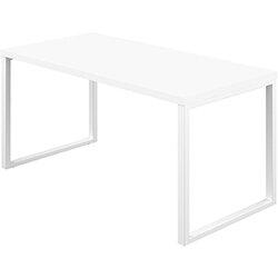 Picnic Low Table 1600x800x740mm White Frame & White Top on Productcaster.