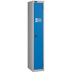 Probe PPE 1 Door Locker Cam Lock ACTIVECOAT W305xD460xH1780mm Silver Body Blue Door on Productcaster.