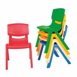 Kite Easy Stack Plastic Chair 44cm Green , HuntOffice.ie on Productcaster.