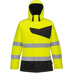 Portwest PW261 PW2 Hi-Vis Winter Jacket Yellow & Black 3XL , HuntOffice.ie on Productcaster.