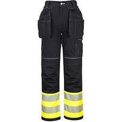 Portwest PW307 PW3 Holster Trousers Class 1 Yellow & Black Size 33 , HuntOffice.ie on Productcaster.