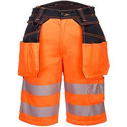 Portwest PW343 PW3 Hi-Vis Holster Shorts Orange & Black Size 34 on Productcaster.