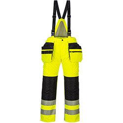 Portwest PW351 PW3 Hi-Vis Winter Trousers Yellow & Black 4XL , HuntOffice.ie on Productcaster.