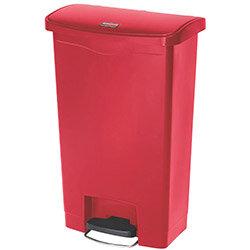 Rubbermaid Resin Slim Jim 50 Litre Front Step Step-On Waste Basket Red' , ''HuntOffice.ie' on Productcaster.