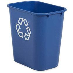 Rubbermaid 26.6L Rectangular Waste Basket Blue' , ''HuntOffice.ie' on Productcaster.