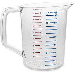 Rubbermaid Bouncer Measuring Cup 1.9L Jug Clear on Productcaster.