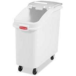 Rubbermaid 79L ProSave Food Ingredient Storage Bin with Sliding Lid & Scoop White on Productcaster.