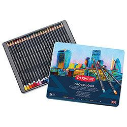 Derwent Procolour Colouring Pencils Assorted Pack of 24 2302506 , HuntOffice.ie on Productcaster.