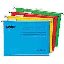 Rexel Classic Suspension Files A4 Assorted Pack of 10 2115585 , HuntOffice.ie on Productcaster.