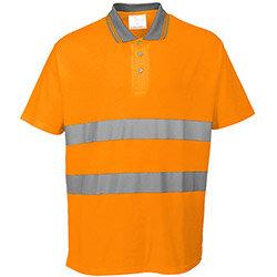 Portwest S171 Cotton Comfort Polo Shirt Orange Large , HuntOffice.ie on Productcaster.