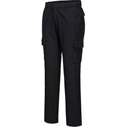 Portwest S231 Stretch Combat Trousers Black Size 34 (Regular Fit) on Productcaster.